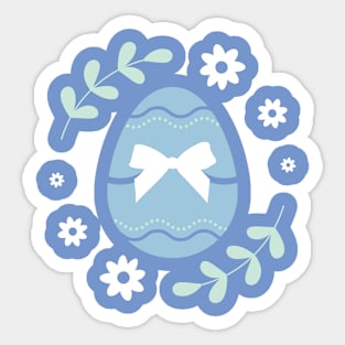 Happy Easter Egg Pattern Sticker